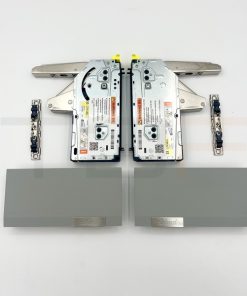 Комплект Aventos HK TOP25,высота корпуса 205–600 мм,светло-серый,для поворотных фасадов